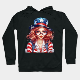 4th of July Girl #3 Hoodie